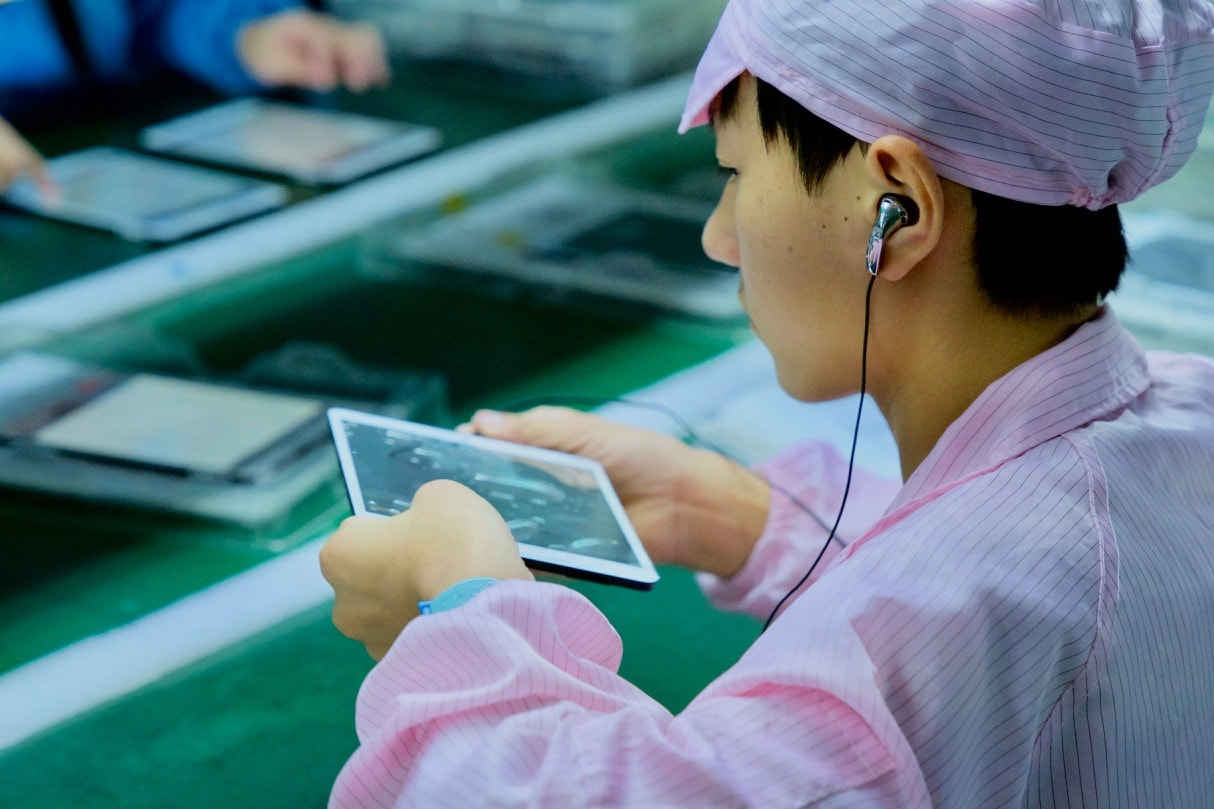 Inspección calidad de tabletas en Taiwán